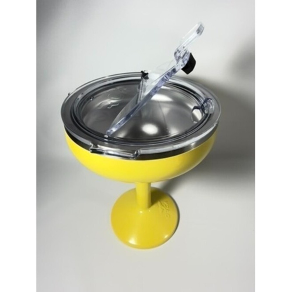 ORCA Rita Insulated Margarita Glass w/ Lid –‎ Sunflower - New